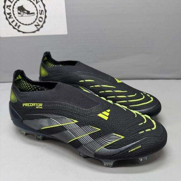 Adidas MEN Predator Elite Laceless FG Electric Stealth Pack JI1078 Size 8.5 NEW main image 4